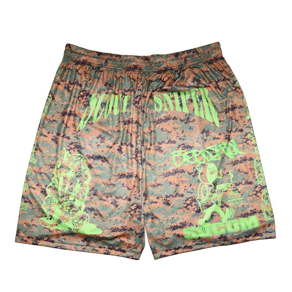Beenshill Scout Sniper Digi Camo Basketball Shorts